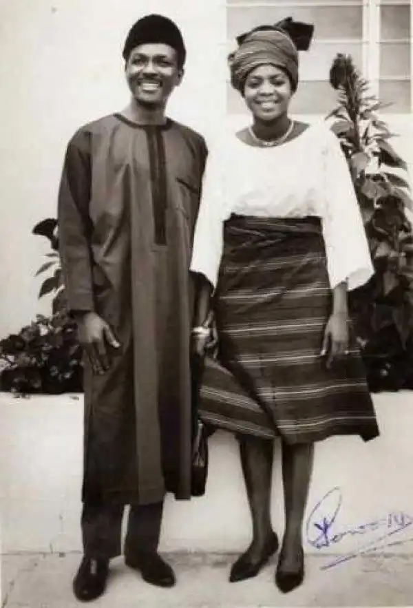 Cute Throwback Photo Of Former Head Of State And His Wife